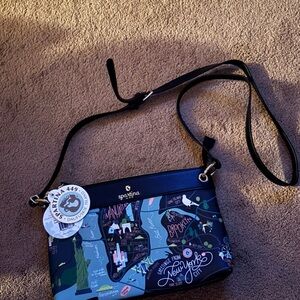 NWT Spartina 449 NY Map Crossbody